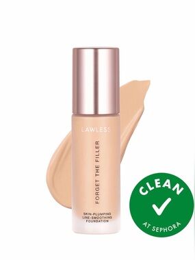 LAWLESS Skin Plumping Line Reducing Smoothing Foundation 7L Brand New in Box